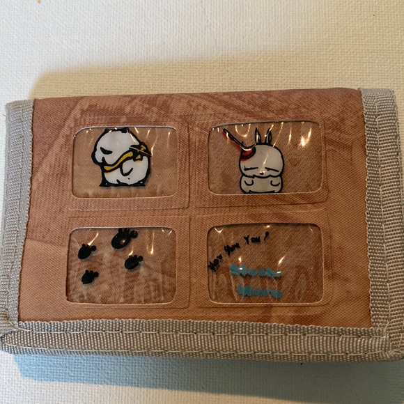 NWOT Asian Motif Tri-Fold Wallet - Picture 1 of 6